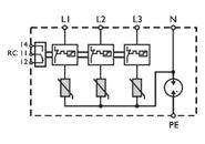 ka / pole 50 ka / pole 50 ka / pole Znamionowy prąd wyładowczy In (8 / 20) 20 ka / pole 20 ka / pole 20 ka / pole Udar kombinowany Uoc / Isc [10 kv / 5 ka]
