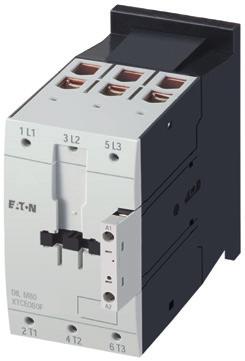 Styczniki DILM o mocy 37-90 kw Prąd Moc AC3 380 V/400 V A kw 80 37 DILM80-EA(230V50HZ,240V60HZ) 189921 DILM80-EA(RDC24) 189922 95 45 DILM95-EA(230V50HZ,240V60HZ) 189923 DILM90-EA(RDC24) 189924 115 55