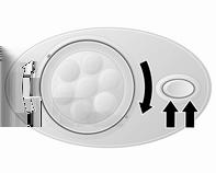 122 Oświetlenie Lampki punktowe LED Niektóre pojazdy mogą być wyposażone w regulowane lampki punktowe LED, w tym również w przełącznik kołyskowy.
