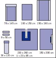 Materiał serwet głównych 2 warstwowy o gramaturze 60 g/m2 w części podstawowej + łata chłonna 80 g/m2. Odporność na rozerwanie na mokro w obszarze krytycznym 168 kpa.