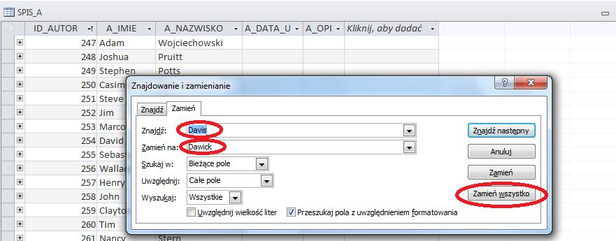 Bazy danych tabele 1. Przekopiuj na dysk F bazę M5BIB.mdb z dysku wskazanego przez prowadzącego 2. Otwórz bazę (F:\M5BIB.mdb) 3.