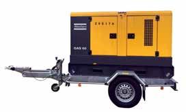 256,82 245,41 ATLAS COPCO QAX 40 moc 40 kva (32 kw); 400V; silnik diesel; zużycie paliwa przy