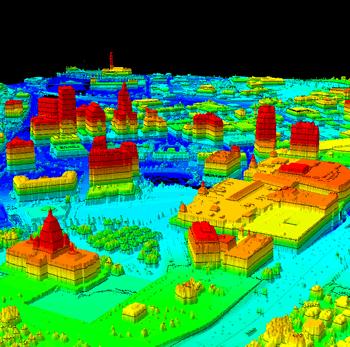 lasera (skondensowaną wiązką światła). LIDAR służy m.in.