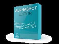 Oprogramowanie ALPHASHOT EDITOR licencja na oprogramowanie ORBITVU VIEWER (licencja na odtwarzacz HTML5) ORBITVU VIEWER