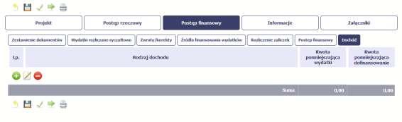 Dochód to pojęcie wykorzystane w rozporządzeniu, dlatego w systemie posłużono się również tym pojęciem, w praktyce jednak trzeba mieć na względzie, że wprowadzone przez Ciebie kwoty powinny