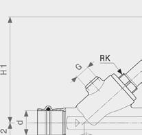 Easytop- zawór skośny zawór przelotowy z zaworem zwrotnym nr wzoru 2238.5 NOWOŚĆ Nr kat.