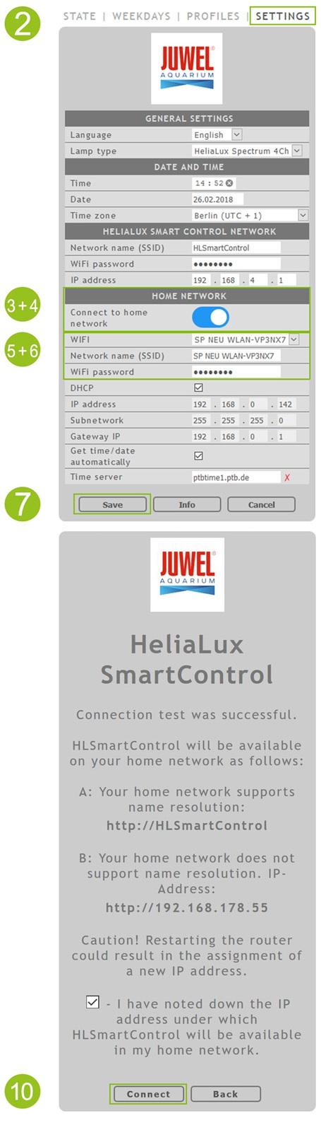 HeliaLux SmartControl w sieci domowej W celu zapewnienia komfortowej obsługi kontrolera HeliaLux SmartControl można połączyć urządzenie z siecią domową.