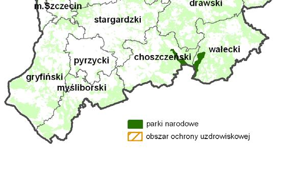 tym 2 grodzkie: Świnoujście, Koszalin Na podstawie danych z wojewódzkiego systemu monitoringu i w oparciu o obowiązujące w danym roku