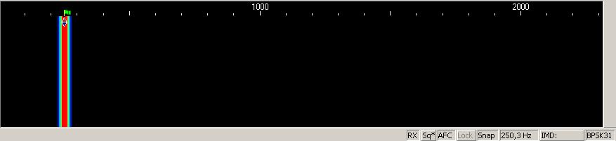 3Hz (pomiar kartą dźwiękową w programie Musical Tuner v.). Rysunek.