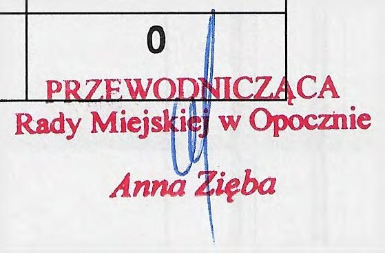 Głosowanie nad uchwałą w sprawie wyboru Przewodniczącego Komisji Zdrowia, Opieki Społecznej, Oświaty i Kultury. Lp. Nazwisko i imię Za 1. Biernacki Jakub Wstrzymuję się 2. Brola Tadeusz 5.