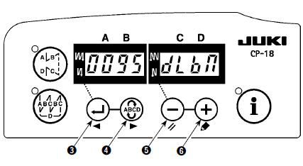 Po ustawieniu żądanego typu głowicy laserowej należy nacisnąć przyciski lub na wyświetlaczu wywołana zostanie funkcja nr 96 lub 94 i ustawienia przypisanego do wybranego typu