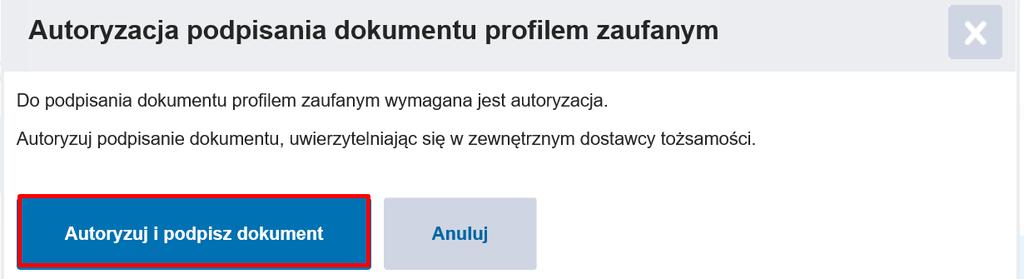 wpisanie jednorazowego kodu autoryzacyjnego oraz