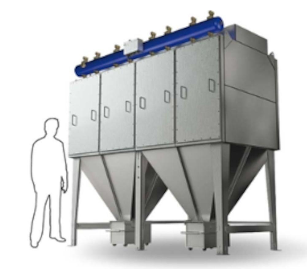 Modular cassette dust collector, built for continuous use in industrial process filtration and dust collection applications Urządzenia gamy FMK25 to odpylacze kasetowe z przedmuchem wstecznym.