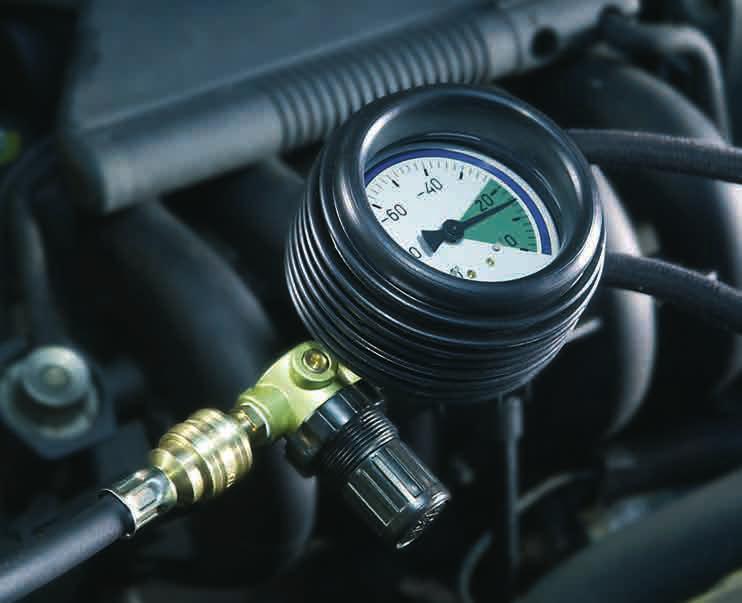 Tester spadku ciśnienia w silniku dla silników benzynowych i wysokoprężnych SILNIK - 23 - Dla podanych poniżej przyrządów do sprawdzania, oprócz standardowych złączy z gwintem M 18 x 1,5 i M 14 x