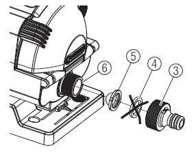 Strona wlotowa: 1. Usuń gumową uszczelkę (4) ze złącza kranowego (3) i zastąp ją filtrem (5). 2.
