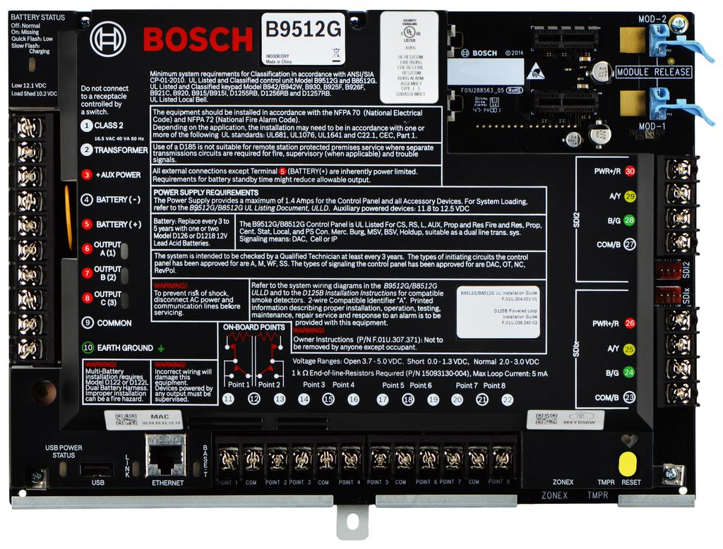 Systemy alarmowe włamania Panele sterowania B9512G Panele sterowania B9512G www.boschsecurity.com Panel sterowania B9512G i Panel sterowania B8512G to nowe panele sterowania firmy Bosch.