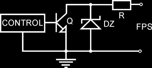 3.2. Wyjścia techniczne. Zasilacz posiada wyjścia sygnalizacyjne: FPS - wyjście techniczne stanu pracy zasilacza: - wyjście typu OC sygnalizuje awarię (zwarcie, przeciążenie).