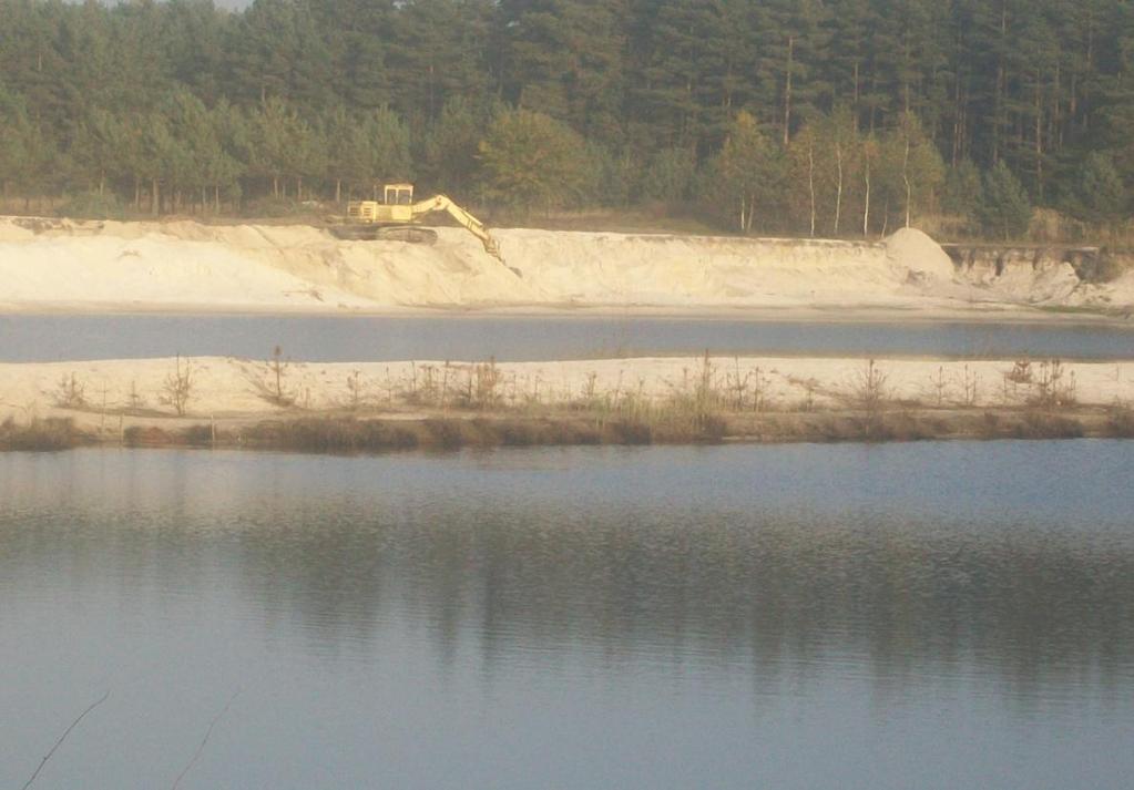 Miejsca szukania skarbu pozostawiły po sobie stawy, są one nielegalne, ale