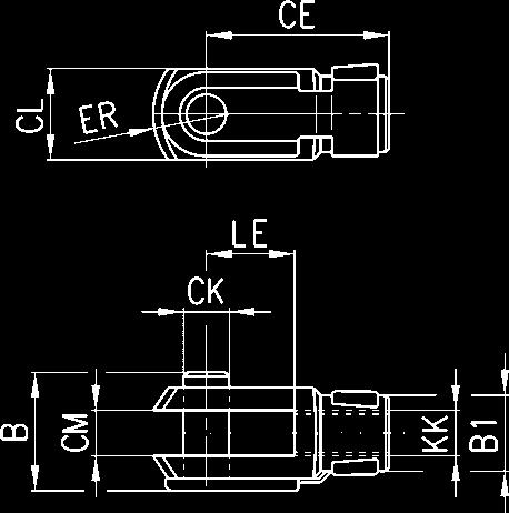 43 M10 x 1,25 15 6,5 17 GA-40 40 12 12 16 16 22 50 M12 x 1,25 17,5