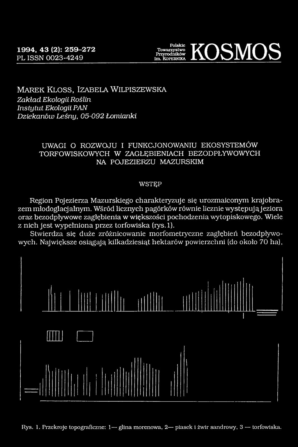 Pojezierza Mazurskiego charakteryzuje się urozmaiconym krajobrazem młodoglacjalnym.