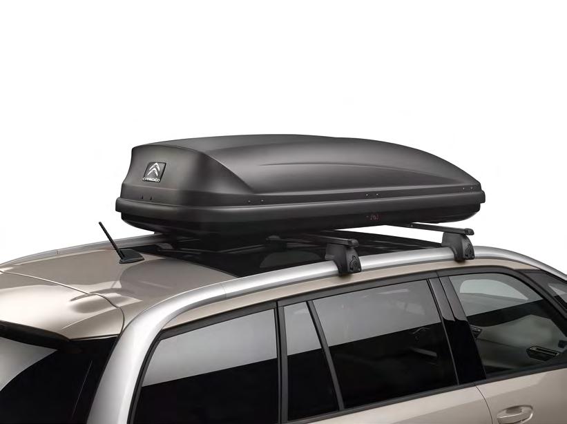 5 6 1 - Kufrowy bagażnik dachowy średni (420 l) montowany na belkach dachowych 2 - Kufrowy bagażnik