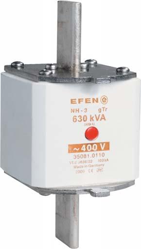 System Based on its traditional core competence EFEN offers a complete system of state-of-the-art NH Fuse-Links.