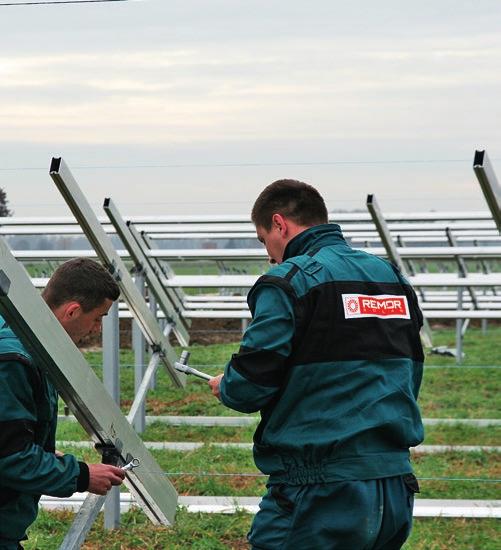 Przez 7 lat obecności na rynku energii słonecznej Remor zrealizował szereg projektów farm solarnych w Niemczech, Austrii i Danii o mocy przekraczającej 50 MW.