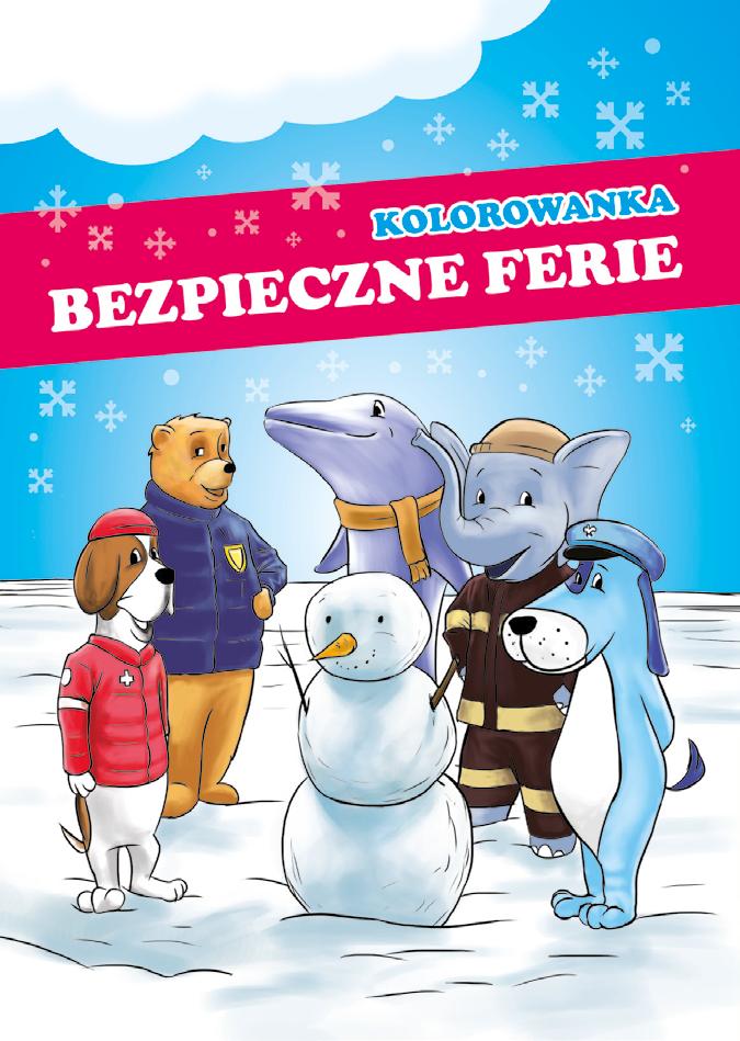 Kontakt Bezpieczna seria kolorowanek yy Kolorowanki zostały wydane w ramach ogólnopolskich akcji społecznych Bezpieczne ferie i Bezpieczne wakacje.