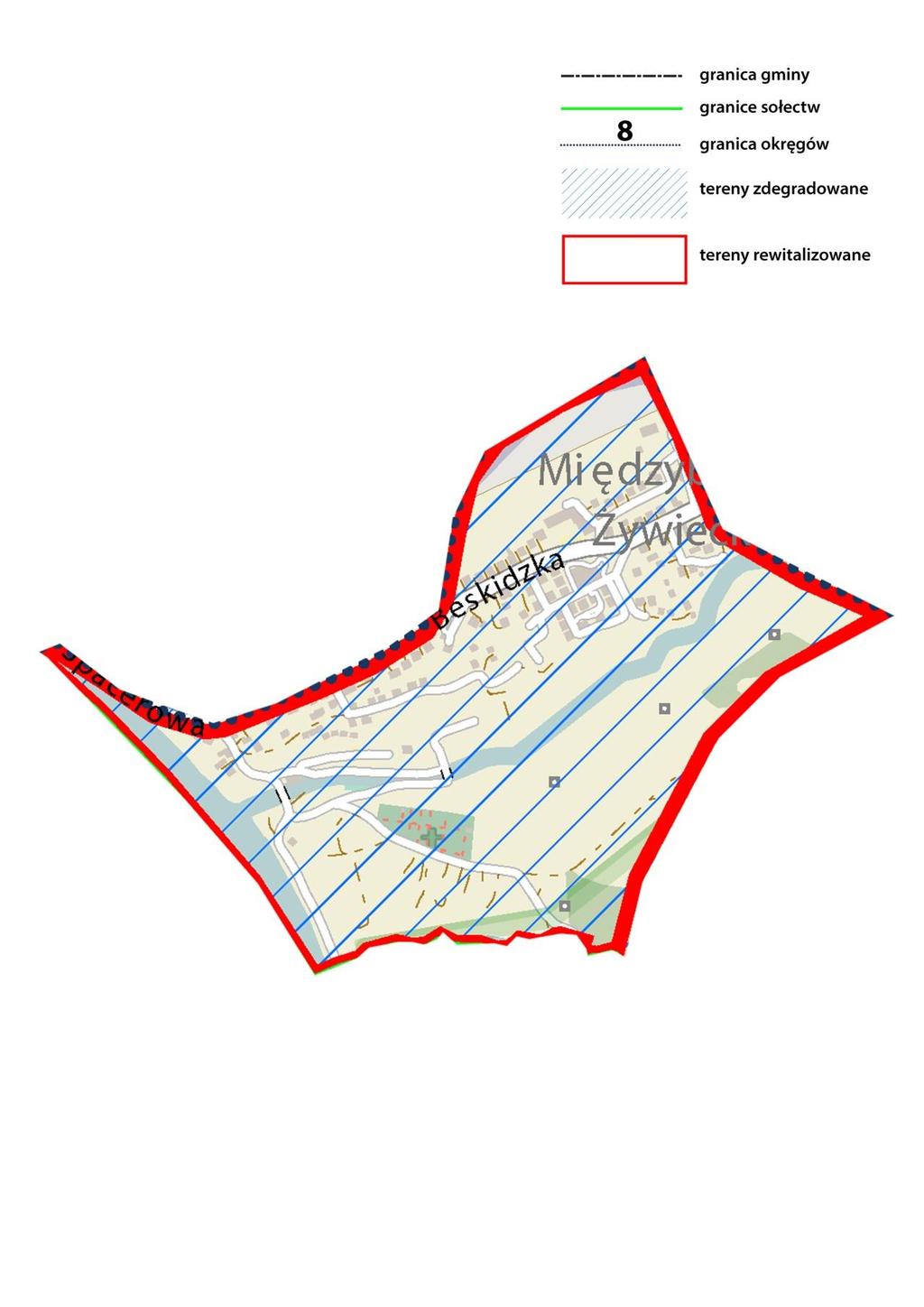 Poniżej przedstawiono mapę podobszaru numer 3. Mapa 5.