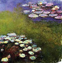 Claude Monet (1840-1926) Lilie Wodne (Nenufary) cykl ok. 250 obrazów Claude a Moneta.
