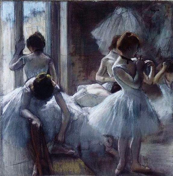 "primabalerina (balet)" - 1876-1877 - pastel; muzeum d'orsay, Paryż https://www.