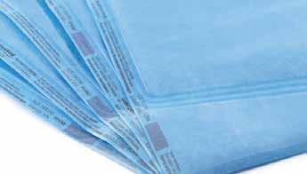 Rękawy i torebki papierowo-foliowe Dobór odpowiednich materiałów opakowaniowych jest jednym z najważniejszych czynników mających wpływ na zachowanie sterylności materiału po sterylizacji oraz