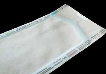 Torebki do sterylizacji parą wodną Torebki z 3 wskaźnikami procesu Kolejnym rodzajem opakowania papierowo-foliowego są torebki sterylizacyjne.