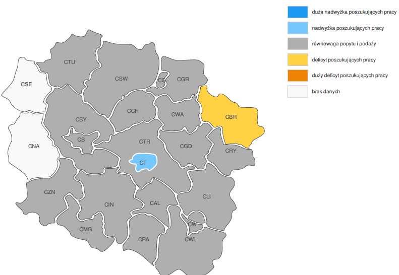 PROGNOZOWANA ZMIANA ZAPOTRZEBOWANIA NA PRACOWNIKÓW W 2018R.