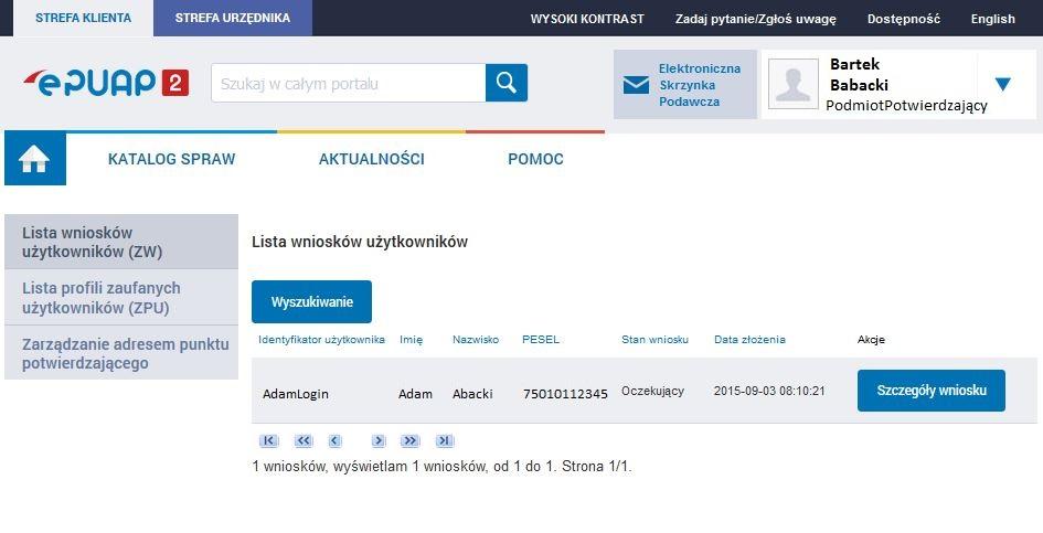 Bezpieczeństwo informacji w Strona 4 Ekran 2.5.