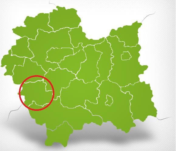 S t r o n a 4 2. Charakterystyka gminy Jordanów Gmina Jordanów jest gminą wiejską, położoną w południowo-zachodniej części województwa małopolskiego, w powiecie suskim.