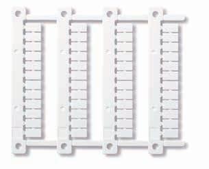 00 Płytki opisowe do mocowania 097.00, 48 szt., 6 x 12 mm, do zadrukowania drukiem termotransferowym CEMBRE 060.