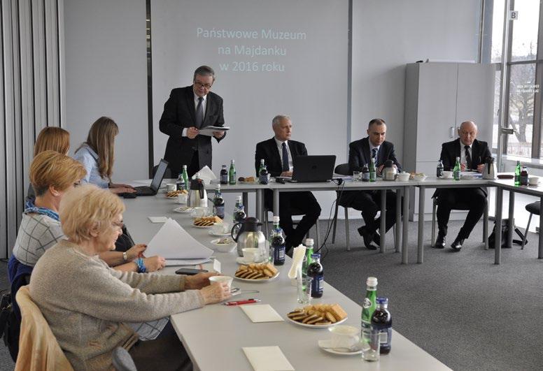 RADA MUZEUM 27 lutego po raz czwarty w tej kadencji odbyło się posiedzenie Rady Muzeum przy Państwowym Muzeum na Majdanku.