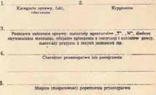 r*p«wиспи Rh 4WcJ KARTA REJESTRACYJNA I.