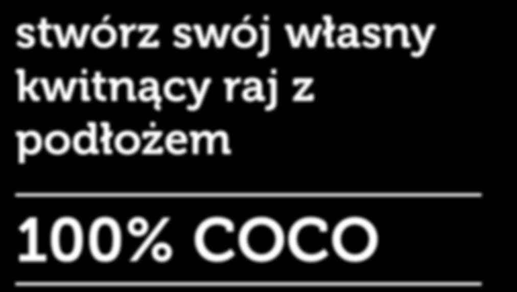 Jak widać na 100% COCO harmonogram wzrostu, w celu uzyskania najlepszych rezultatów zalecamy użycie preparatów Power Roots, Pure Zym i Green Sensation.