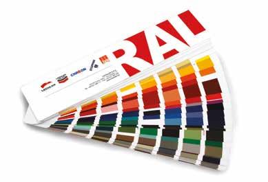 The range available includes more than 15,000 colours of the
