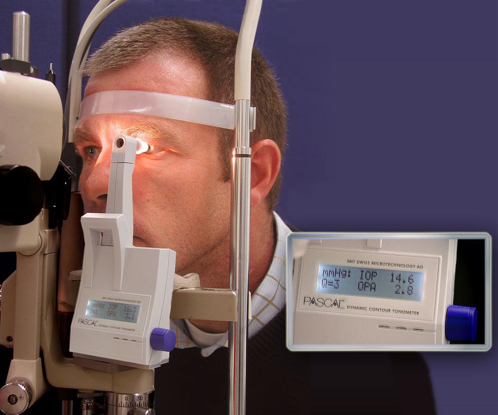 Dynamic contour tonometer Unlike applanation tonometers which are influenced by corneal thickness and other characteristics of the cornea, and hence may produce misleading estimates of IOP, the