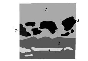 Dzierzgoń, section through the object 1/6 in trench 6A, photo by D. Gazda Ryc. 55. Obiekt warowny na Górze Zamkowej w Starym Dzierzgoniu, A profil płn.