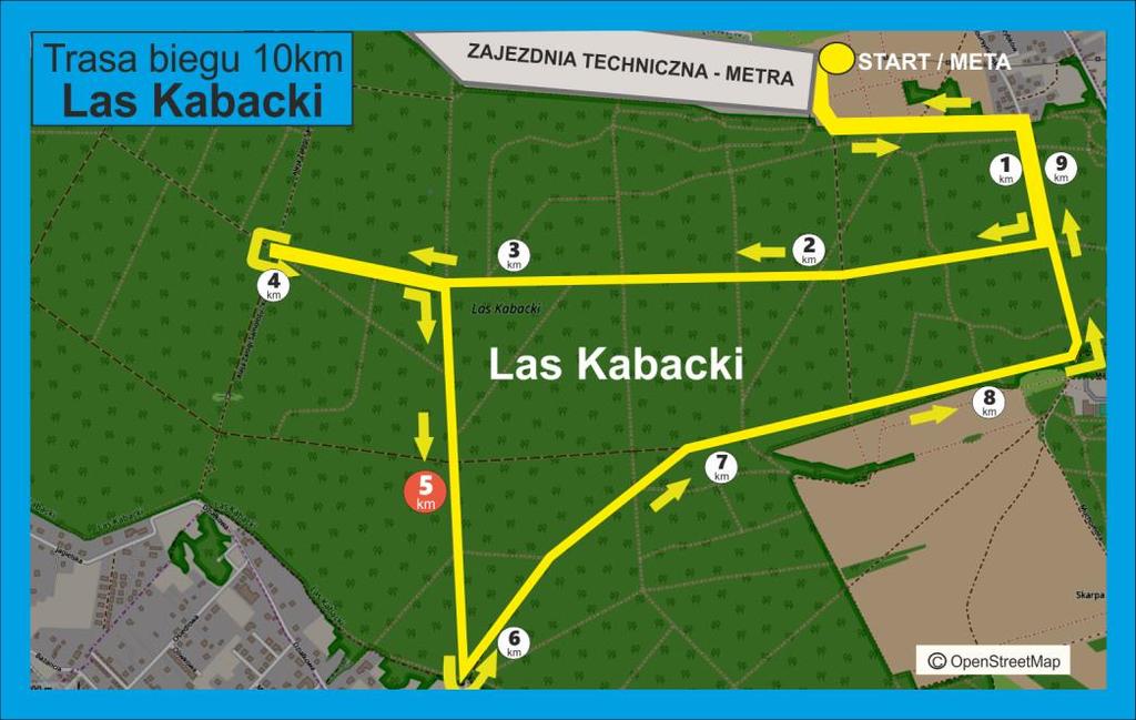 START 1 godz. 11:00 start KOBIET i osób biegających dystans 10 km ponad 60 min START 2 godz.