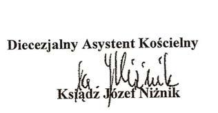 Zainicjuje jak w ubiegłym roku - wypoczynek wakacyjny dla dzieci z potrzebujących pomocy rodzin członków Akcji Katolickiej Dla zainicjowania współpracy zaprosi na wiosenny dzień skupienia