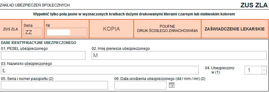 e-zla dla pracodawcy Ważne! Nie masz obowiązku drukować dokumentu elektronicznego.