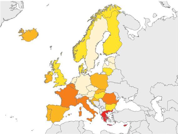 W tym okresie przeciętny poziom zużycia polimyksyn w krajach UE/EOG nie wykazał istotnych statystycznie tendencji rosnących ani malejących.