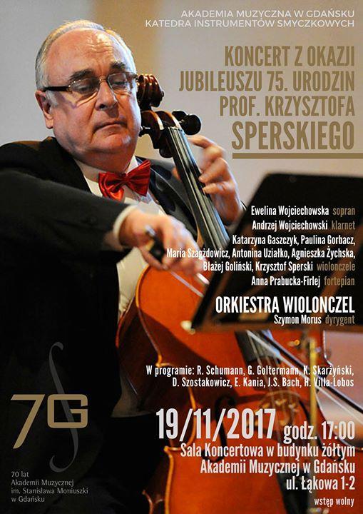 ***** Tego samego dnia w Sali Koncertowej Akademii Muzycznej w Gdańsku odbył się koncert jubileuszowy z okazji 75.