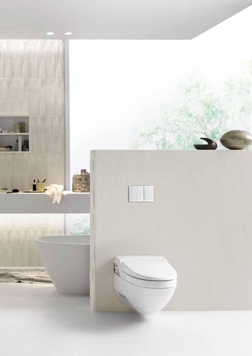 Elegancja i wygoda kompletne toalety myjące 8000 i 8000plus to całościowe rozwiązania łączące funkcję toalety z możliwościami