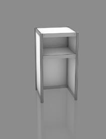 SIDE Lada mała Small Desk 0 x 0 x 100 cm 0 x 0 x 100 cm biały /